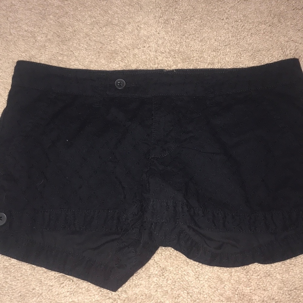 Navy blue patterned shorts